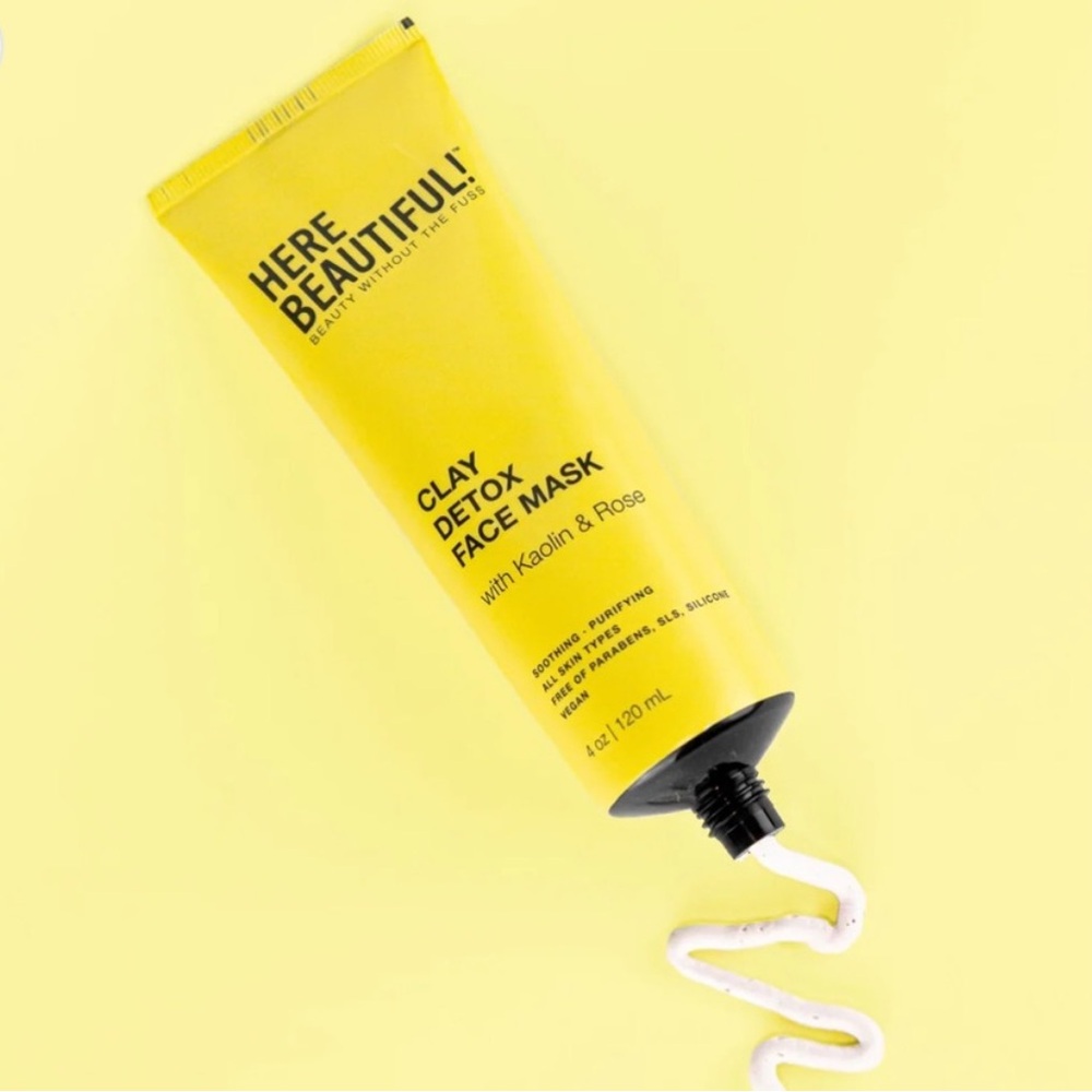 2/$13 HERE BEAUTIFUL! Clay Detox Face Masks Set, NEW - Picture 3 of 4